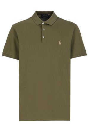 Green cotton polo shirt RALPH LAUREN | 710541705247GREEN